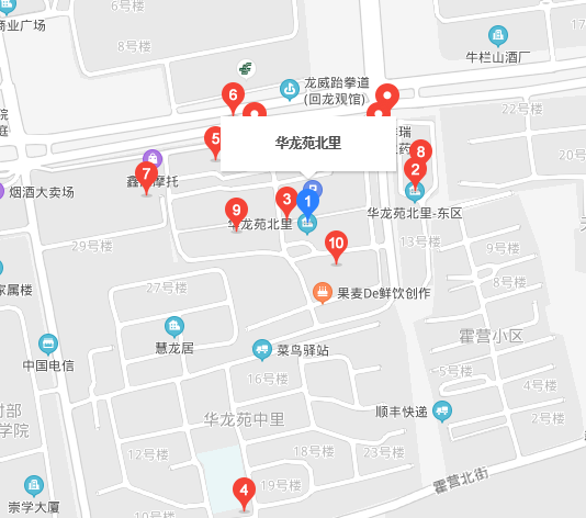 華龍?jiān)繁崩?></p><p>昌平 霍營 回龍觀東大街地鐵站東行500米路南</p>
</ul></div>
<div   id=